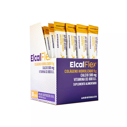 Elcal® Flex Colágeno Hidrolizado 30 Sobres Polvo Para Suspención Oral (Suscripción Disponible)