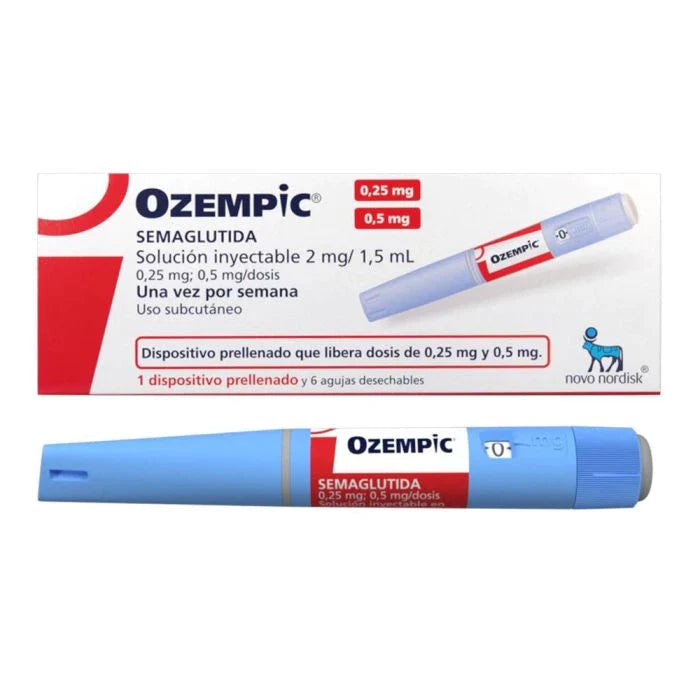 Ozempic Inyectable 2 mg/1.5 ml 1 Dispositivo Prellenado + 6 Agujas Desechables (Suscripción Disponible)