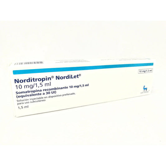 Norditropin® NORDILET® 10mg/1,5ml Solución Inyectable Pencil Prellenado Novo Nordisk NOVONORDISK 