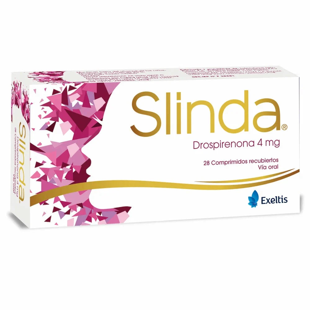 Slinda® Drospirenona 4mg 28 Comprimidos (Suscripción Disponible)